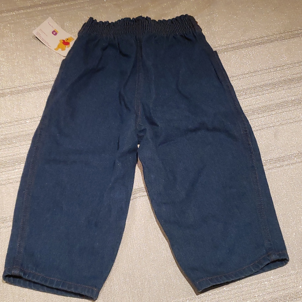 Disney Pooh Bear NEW Kids Toddler Pull-On Jeans Bottoms 24M NWT - Picture 2 of 11